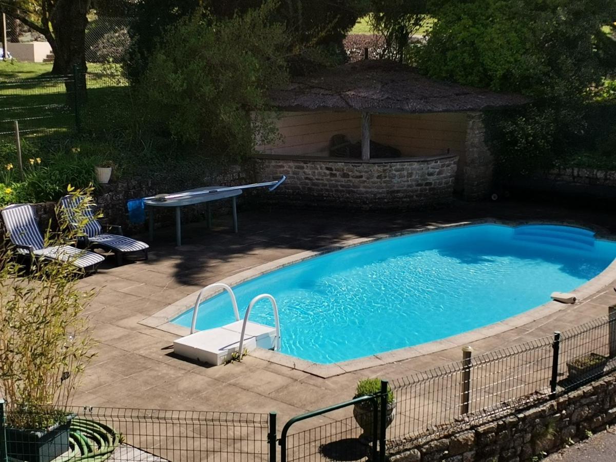 Chambres D'Hotes Avec Piscine Aux Agapanthes De Cromel - Mont Saint Michel Saint-Quentin-sur-le-Homme Exterior foto